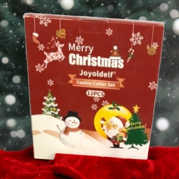 12pcs Christmas Cookie Cutters Set, New - Picture 1 of 8